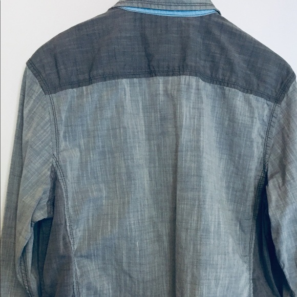 INC International Concepts Button Front Shirt Lg - Picture 3 of 8